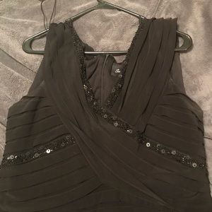 Black formal dress, size 16